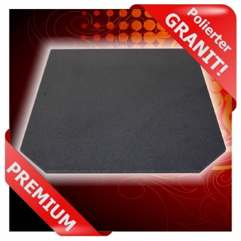 Funkenschutzplatte Sechseck Granit F06 - 100 x 120 cm
