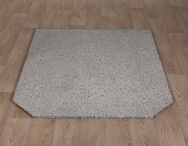 Funkenschutzplatte Sechseck Granit F07d - 100 x 100 cm
