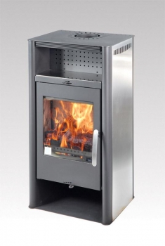Kaminofen Krakatau Inox Edelstahl - 9 kW