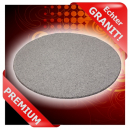 Funkenschutzplatte Kreisform Granit F16d - 110 x 110 cm