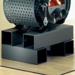 Squara I Podest f�r Bullerjan� 8 kW - Edelstahl matt
