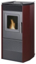 Pelletkaminofen Rowi LUSSO, bordeaux - 9 kW