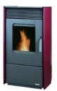Pelletkaminofen Rowi EASY bordeaux -  9 kW