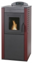 Pelletkaminofen Rowi 9,6 kW bordeaux