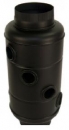 Rauchgask�hler 130 mm Senotherm Schwarz