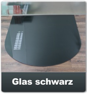 Glas schwarz