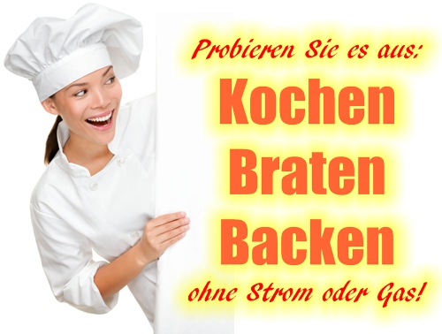 Kochen / Braten / Backen mit einem Kaminofen