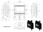 Preview: *EEK A - Kamineinsatz Kratki BLANKA 670/570 - 11 kW
