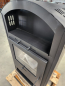 Preview: [B-Ware B2] EEK A Kaminofen für Holz+Kohlefeuerung, schwarz – 6,6kW