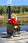 Preview: [B-Ware] Mini-Ofen "Tiny" mit Herdplatte, Zeltofen, Terrassenofen, Camping, Outdoor-Kamin