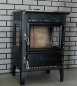 Preview: EEK A - Dreischeiben-Kaminofen 305-3D mit Herdplatte - 12,5 kW