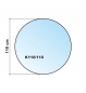 Mobile Preview: Kreis *Frosty* 110x110cm - Funkenschutzplatte Milchglas Kaminbodenplatte Glasplatte