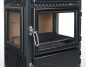 Preview: EEK A - Dreischeiben-Holzherd Modell 306-3D Backfach+Herdplatte - 12,87 kW