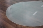 Preview: Tropfen *Frosty* 90cm - Funkenschutzplatte Milchglas Kaminbodenplatte Glasplatte