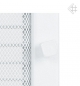 Mobile Preview: Kamin-Lüftungsgitter, 22x22cm weiß – mit Lamellen