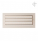 Preview: Kamin-Lüftungsgitter, 17x37cm creme – mit Lamellen