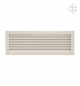 Preview: Luftgitter, Lamellen feststehend, 17x49cm, creme