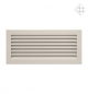 Preview: Luftgitter, Lamellen feststehend, 17x37cm, creme