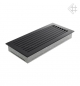 Preview: Luftgitter, Lamellen feststehend, 17x37cm, graphit