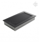 Preview: Luftgitter, Lamellen feststehend, 17x30cm, graphit