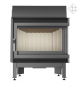Preview: *EEK A - Eck-Kamineinsatz Kratki BLANKA 670/570/P/BS Seitenscheibe rechts - 11 kW