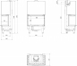 Preview: EEK A+ Panorama-Kamineinsatz KRATKI REGNOR 800/400 mit 8kW