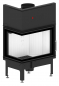 Preview: EEK A+ - Eck-Kamineinsatz HITZE Albero AL11L.H DECO mit Seitenglas links -11kW