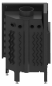 Preview: EEK A+ - Eck-Kamineinsatz HITZE Albero AL11L.H DECO mit Seitenglas links -11kW