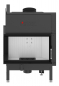 Preview: EEK A+ - Eck-Kamineinsatz HITZE Albero AL14L.H DECO mit Seitenglas links -14kW