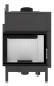 Preview: EEK A+ - Eck-Kamineinsatz HITZE Albero AL16L.H DECO mit Seitenglas links -16kW