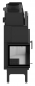 Preview: EEK A+ - Eck-Kamineinsatz HITZE Albero AL19L.H DECO mit Seitenglas links -19kW