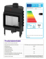 Preview: EEK A - Kamineinsatz HITZE Albero AL9S.H DECO- 9kW