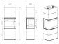 Preview: EEK A+ Panoramakaminofen SCANDINAVIAN 65 BH - 9kW