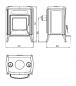 Preview: EEK A+ Gusskaminofen Plamen Amity 3 mit Herdplatte - 8kW