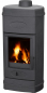 Preview: EEK A+ Gusskaminofen Plamen Aurora schwarz - 8kW