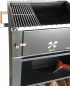 Preview: Gartengrillkamin - Grillen & Backen in einem Gerät! Gartenofen Gartenküche mit Backofenaufsatz "Elisabeth"