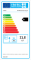 Preview: *EEK A - Eck-Kamineinsatz Kratki BLANKA 670/570/L/BS Seitenscheibe links - 11 kW