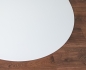 Preview: Kreis 110x110cm Glas weiß - Funkenschutzplatte Kaminbodenplatte Glasplatte Ofenunterlage Kaminplatte
