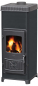 Preview: EEK A+ Kaminofen Plamen Dora 10N mit Herdplatte, schwarz - 7,2kW