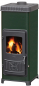 Preview: EEK A+ Kaminofen Plamen Dora 10N mit Herdplatte, grün - 7,2kW