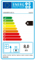 Preview: EEK A Kaminofen Panadero Suerte ECODESIGN + ext. Zuluft mit drei Scheiben 8 kW