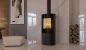 Preview: EEK A+  Kaminofen Hitze ELLISSE S - 5,3 kW