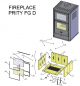 Preview: EEK A Kaminofen mit Backofen Prity FG D – 14kW + BIMSCHV II
