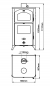 Preview: EEK A+ Kaminofen mit Backfach + Herdplatte Prity FGR D – 14,5kW