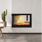 Preview: *EEK A Eck-Kamineinsatz Kratki FLOKI links - 8 kW