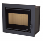 Preview: EEK A - Kaminkasette Kamineinsatz BRONPI FLORIDA VISION - 14kW mit Warmluftgebläse + Designlgas