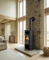 Preview: EEK A - Gussofen Kaminofen Globe Fire HERCULINA XL - 6,1 kW EcoDesign