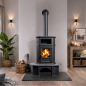 Preview: EEK A - Kaminofen Globe Fire HERCULINA XXL - 6,1 kW EcoDesign