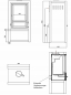 Preview: EEK A - Kaminofen Globe Fire LUNA II L Naturstein - 7,9 kW
