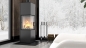 Preview: EEK A+ Eck-Kaminofen Hitze SIGA, raumluftunabh. -6,5kW
